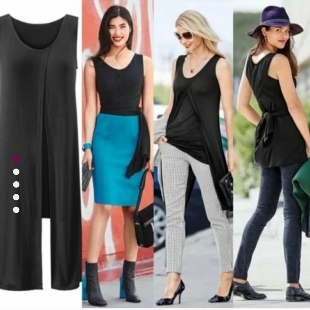 CAbi 3243 Beyond Tee, Sheath Scoop Neck Tunic